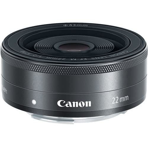 Canon EF-M 22mm f/2 STM Lens (Black)