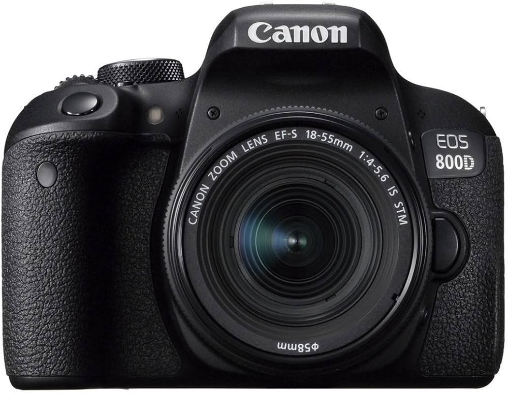 Canon EOS 800D Digital SLR Camera + EF-S 18-55mm f/4-5.6 IS STM Lens