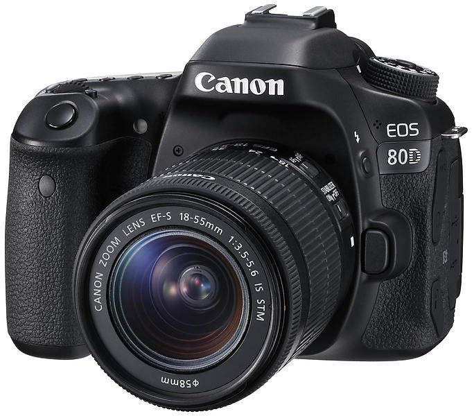 Canon EOS 80D Digital Camera + 18-55mm IS STM + 55-250 IS STM White Box