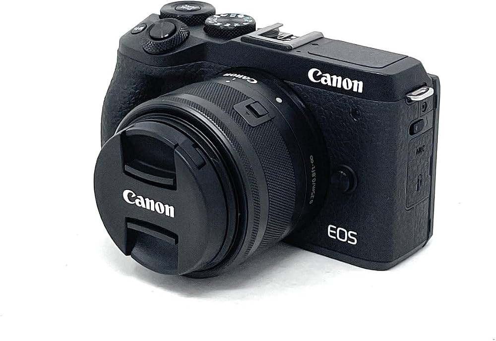 Canon EOS M6 Mark II Kit with EF-M 15-45mm f/3.5-6.3 IS STM Lens Kit (Black)
