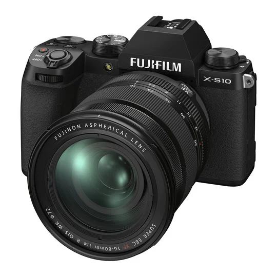 Fujifilm X-S10 Mirrorless Digital Camera with 16-80mm f/4 Lens (Black)