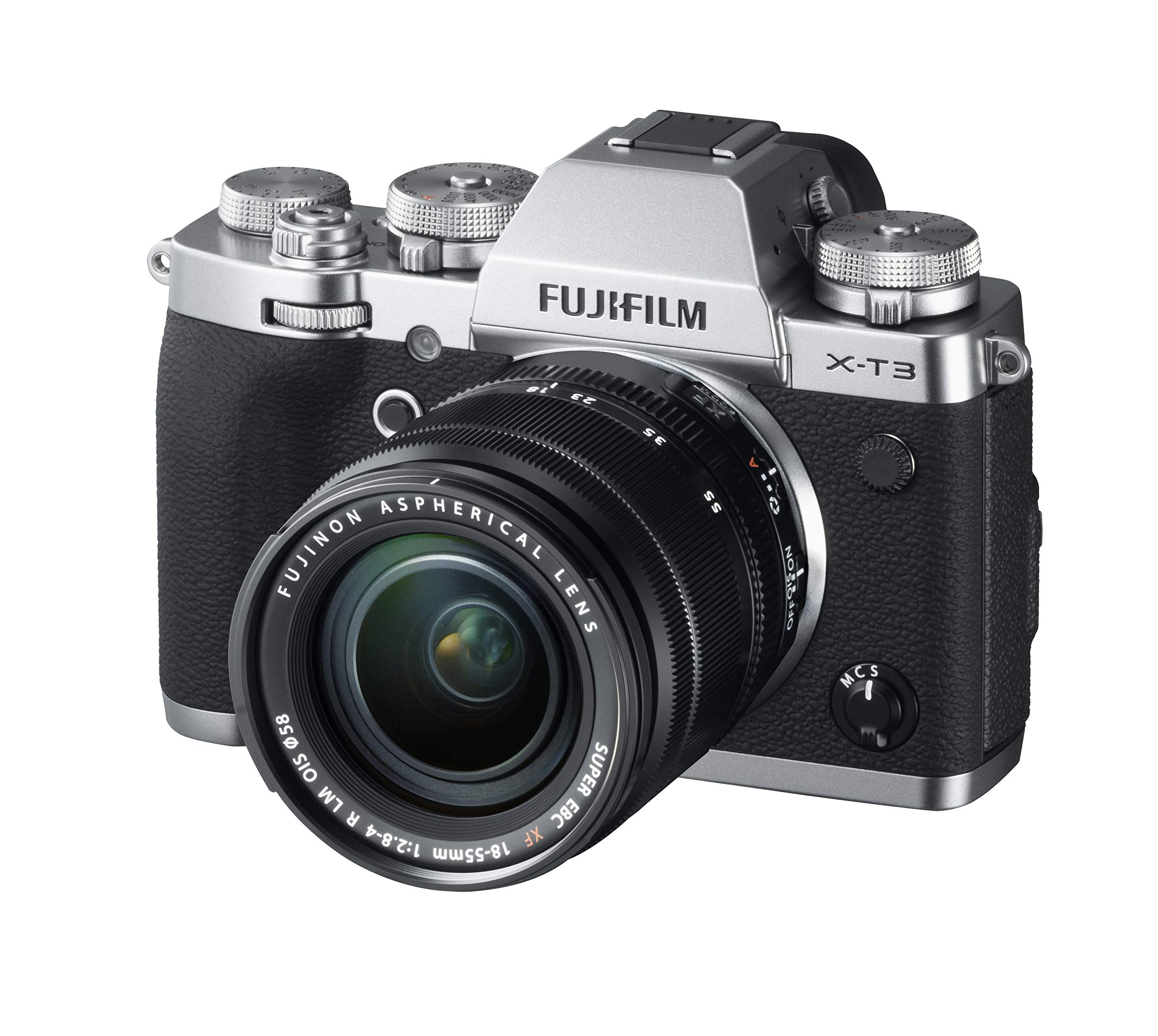 Fujifilm X-T3 Digital Camera + 18-55mm f/2.8-4 R OIS Lens (Silver)