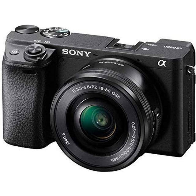 Sony Alpha a6400 Mirrorless Digital Camera with E PZ16-50mm F3.5-5.6 OSS II Lens (Black)