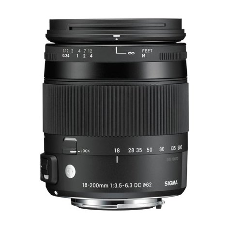 Sigma 18-200mm f3.5-6.3 DC Macro OS HSM Lens - Sigma SA Fit