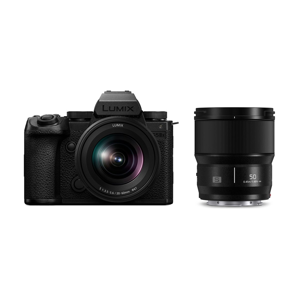Panasonic Lumix S5 IIX Digital Camera with 20-60mm and 50mm Lens
