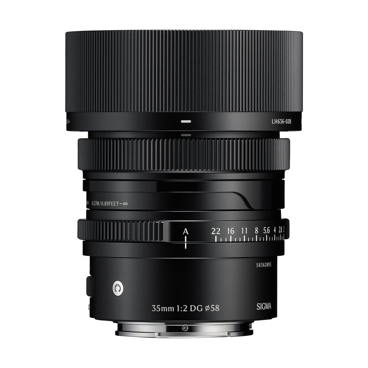Sigma 35mm f2 DG Contemporary Lens for Sony E - Black