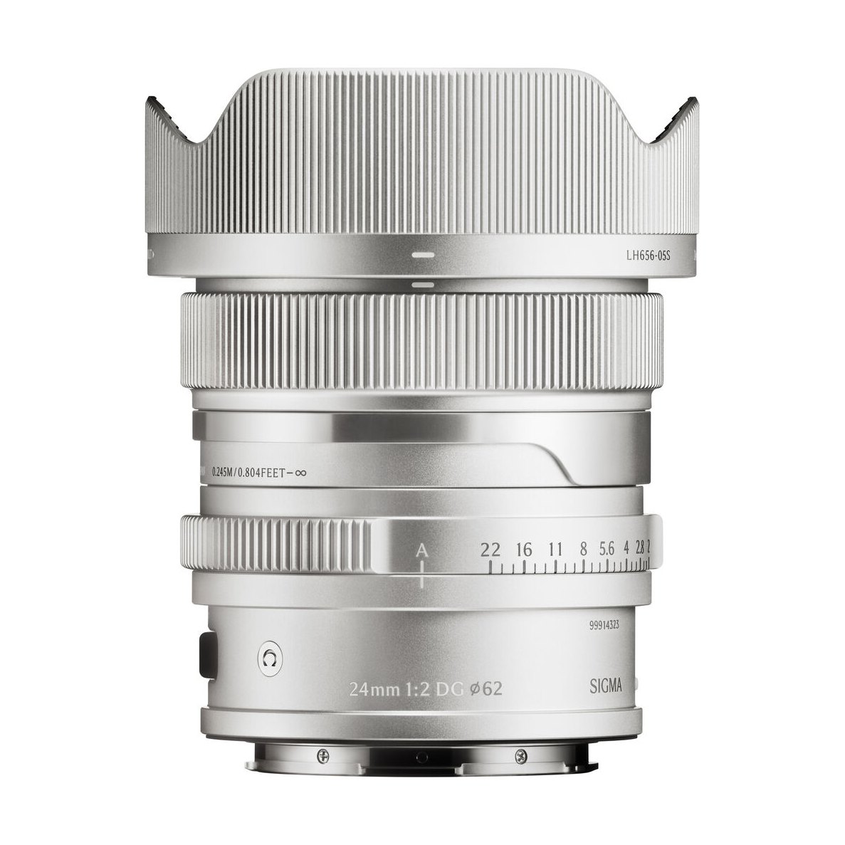 Sigma 24mm f2 DG Contemporary Lens for L-Mount - Silver